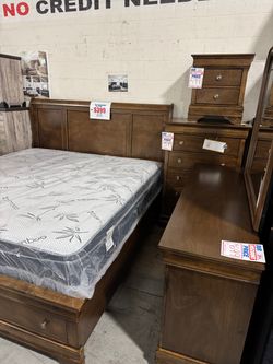 QUEEN BED FOR SALE (AVAILABLE IN KING*) !!NO CREDIT NEEDED !! TAKE IT HOME TODAY!! 🚛 SAME DAY DELIVERY AVAILABLE 🚚 Se Habla Español