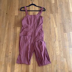 Red And White Jumpsuit