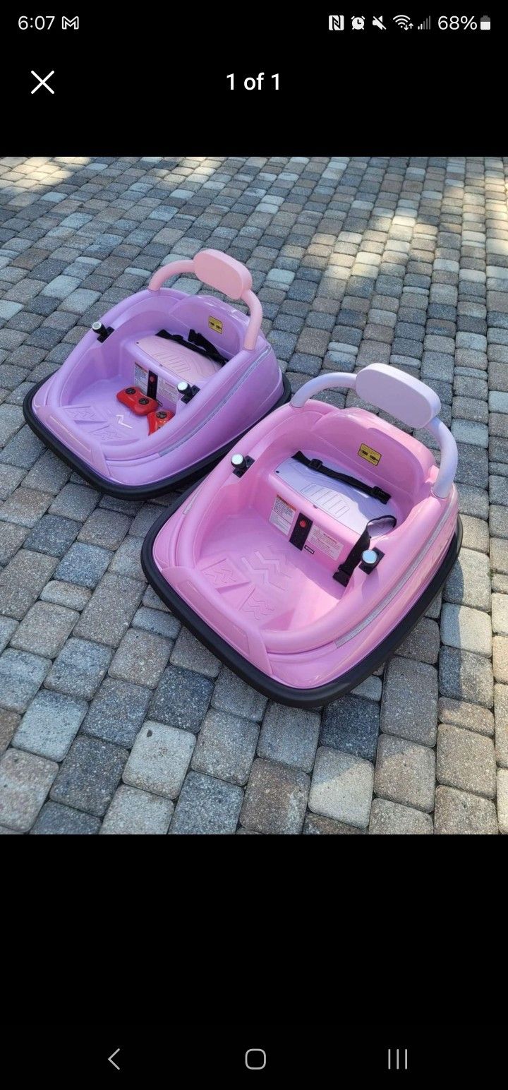 New Kids Bumper Cars (Remote/Manual Driving) (Paid Over $400)