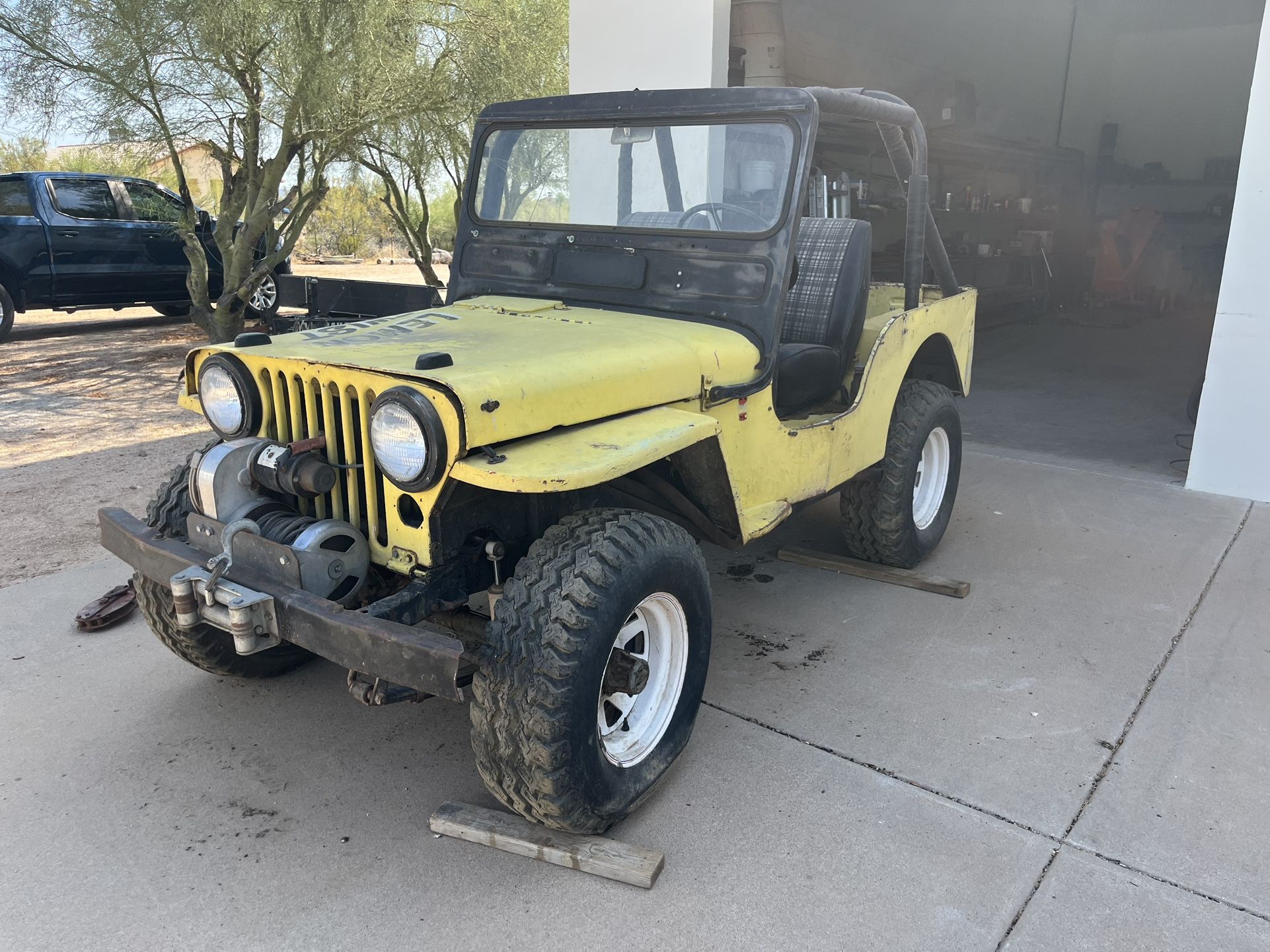 1951 willys m38 military jeep 5i38 gear ratio winch