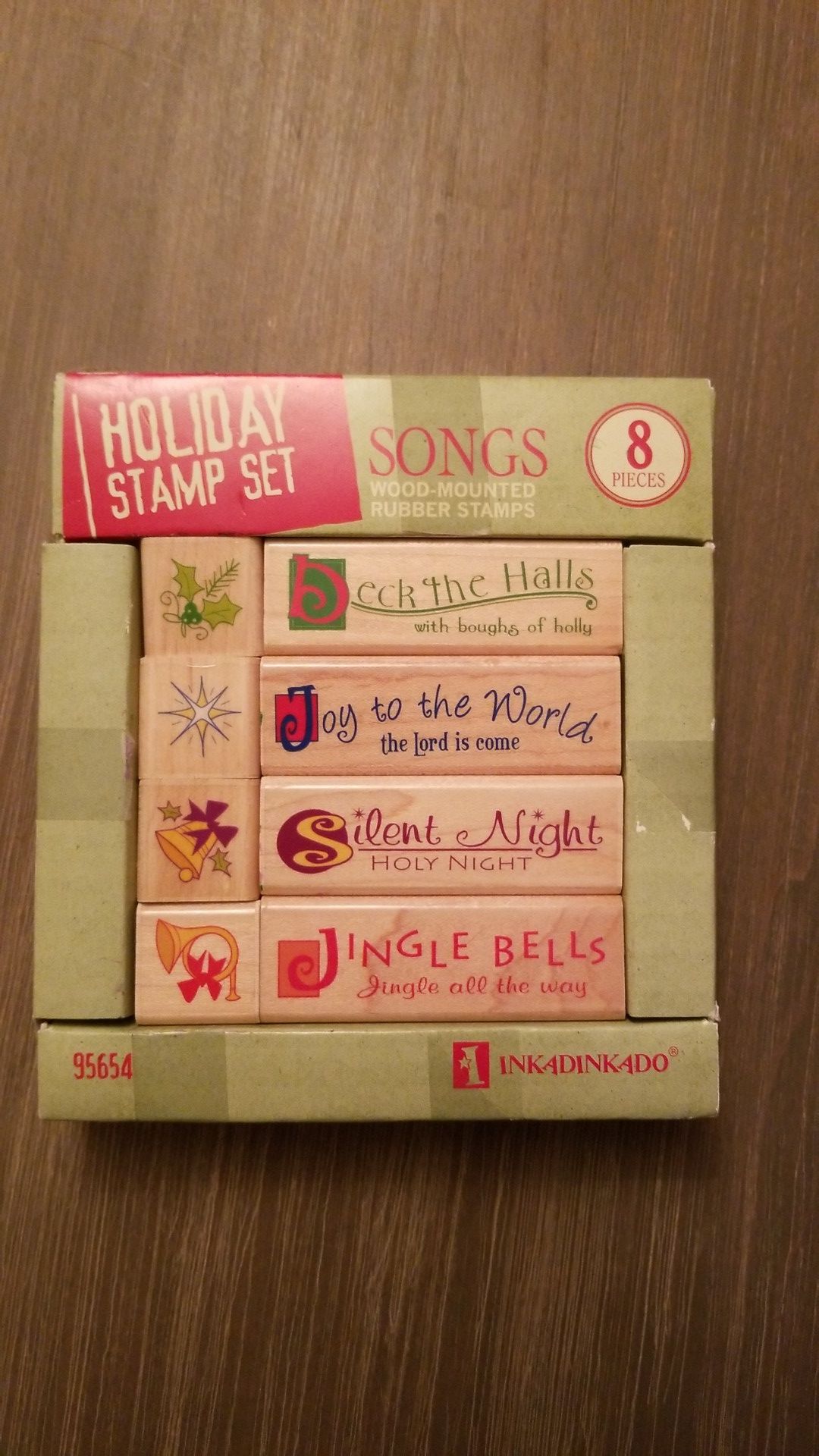 Inkadinkadoo Holiday Rubber Stamp Set