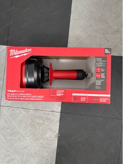 Milwaukee TRAPSNAKE 25 ft. Drain Auger w/ Cable Drive – Like New