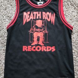 Death Row Records Official Hoops Basketball Jersey Large