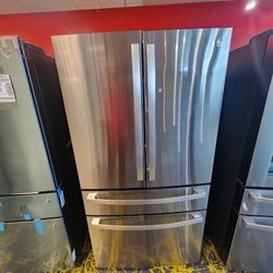 Ge 36 Inch French Door Refrigerator Stainless Steel 28.7 Cu Ft 