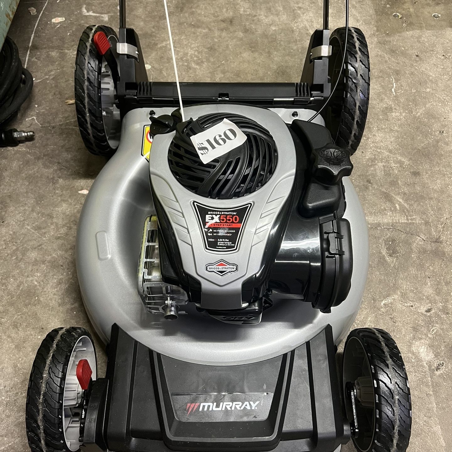 Murray MNA152702 Walk Behind Gas Push Lawn Mower 140 Cc Briggs And Stratton  W/ Height Adjustment