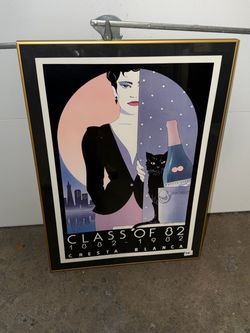 Cresta Blanca Class Of 82’ 1(contact info removed) Stephen Haines Hall Signed Artist Poster