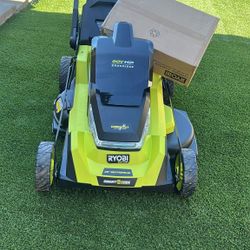 RYOBI 80V HP Brushless Battery Cordless Electric 30 in. Multi-Blade Lawn Mower with Battery and Charger