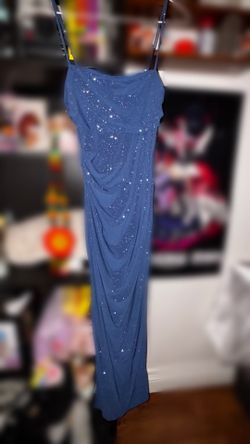 Dark Blue Sparkly Dress (S) (from Q)