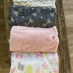 4 Baby Blankets If Up Available 