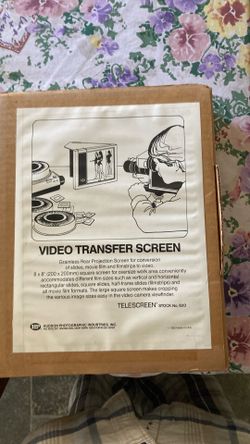 VIDEO TRANSFER SCREEN