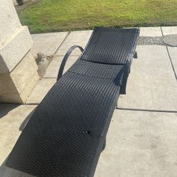 Patio Outdoor Lounge Chair with Reclining Function - Comfortable Patio Furniture for Backyard, Poolside, and Garden Use - Durable Weather-Resistant De