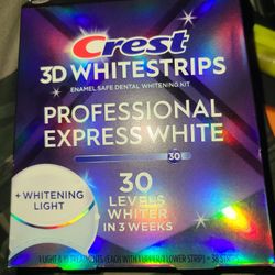 Crest 3d Whitestrips Level 30 +whitening Light