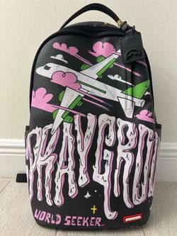 Spray-ground backpack