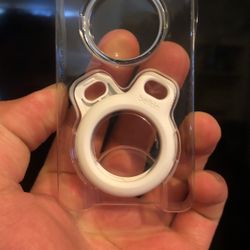 Secure Holder with Key Ring for AirTag