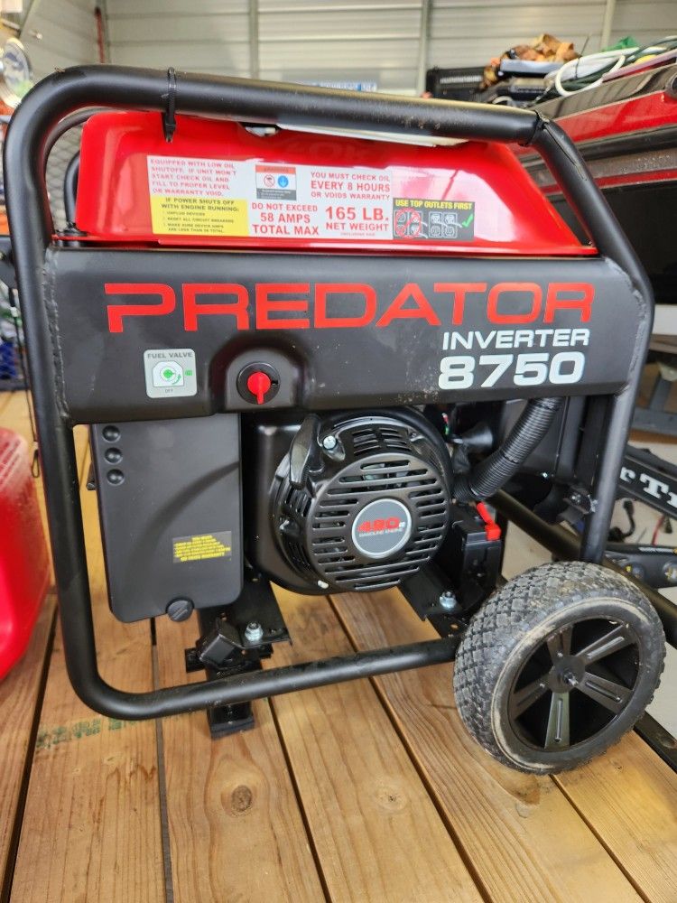 Predator 8(contact info removed) Watt Dual Fuel Generator