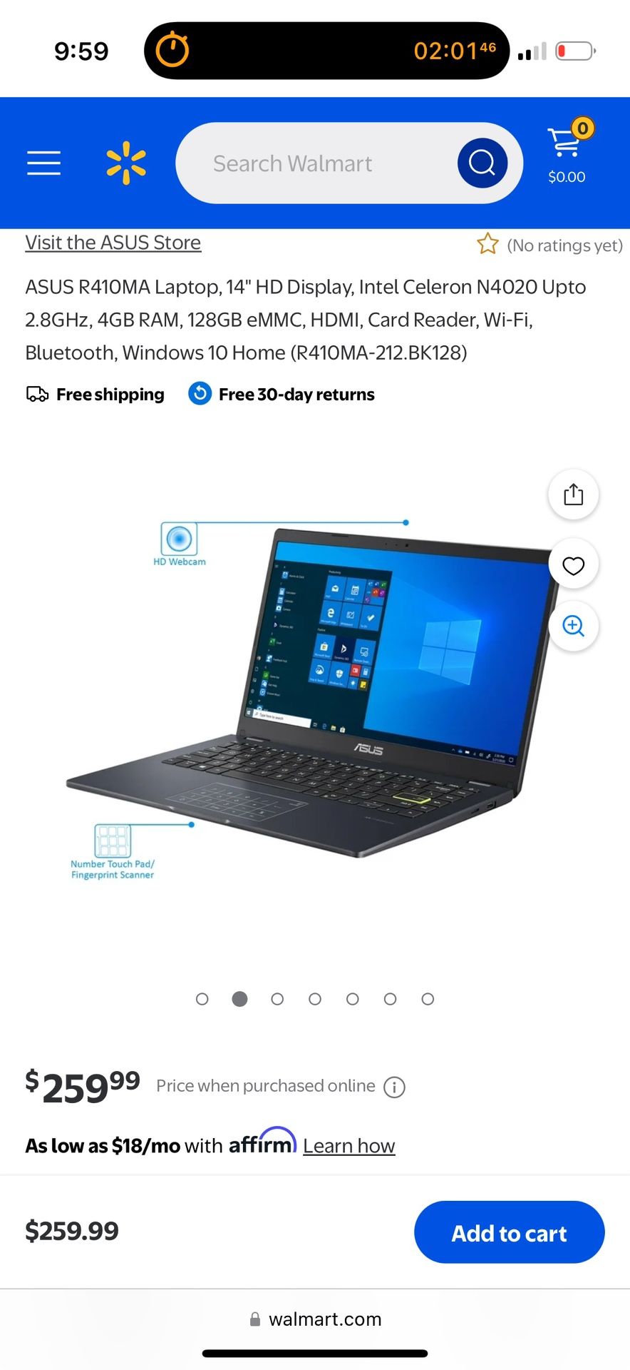 Asus R410ma I Have 8 Inbox