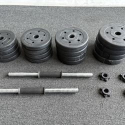 Adjustable Weight Dumbbells 1 Pair
