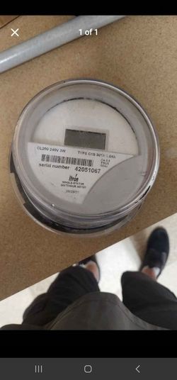 Itron Centron Single-Stator Watthour Meter CL200 240V 3W Type C1S 30TA
