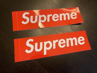 Supreme stickers set of 2 new