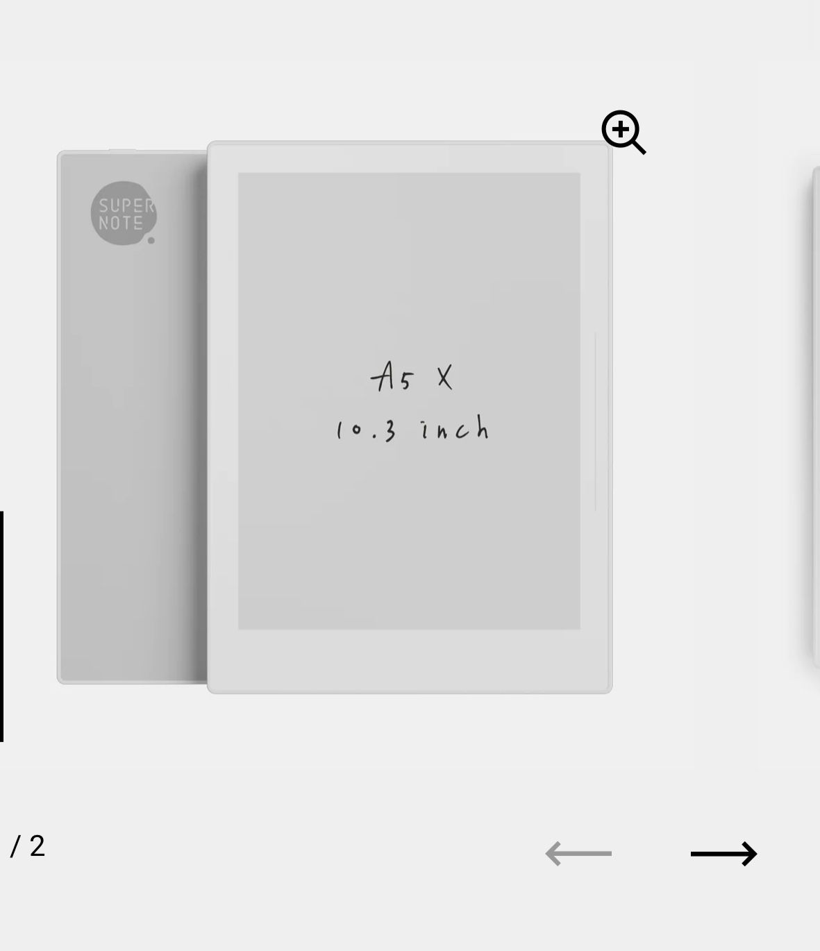 Supernote A5x HOM pen And canvas Folio