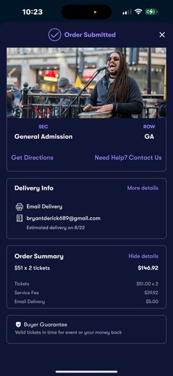 Iration Concert Tickets 