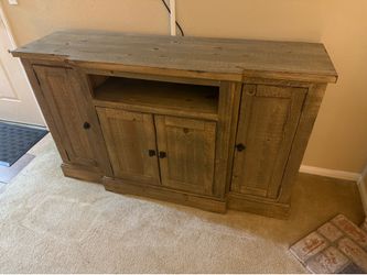 Rustic Solid Wood TV Console