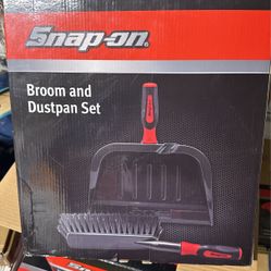 SNAP ON broom And Dustpan Set