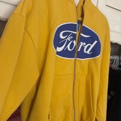Pascun yellow “FORD” zip up 
