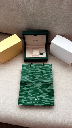 ROLEX BOX WITH BAG