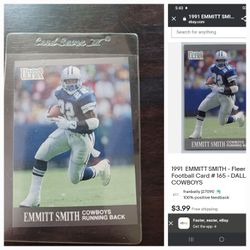 Emmitt Smith Fleer Card # 165