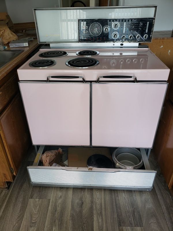 1957 vintage frigidaire electric stove all original everything in