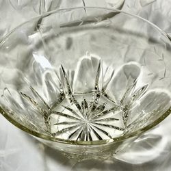 Princess House Lead Crystal Salad Bowl