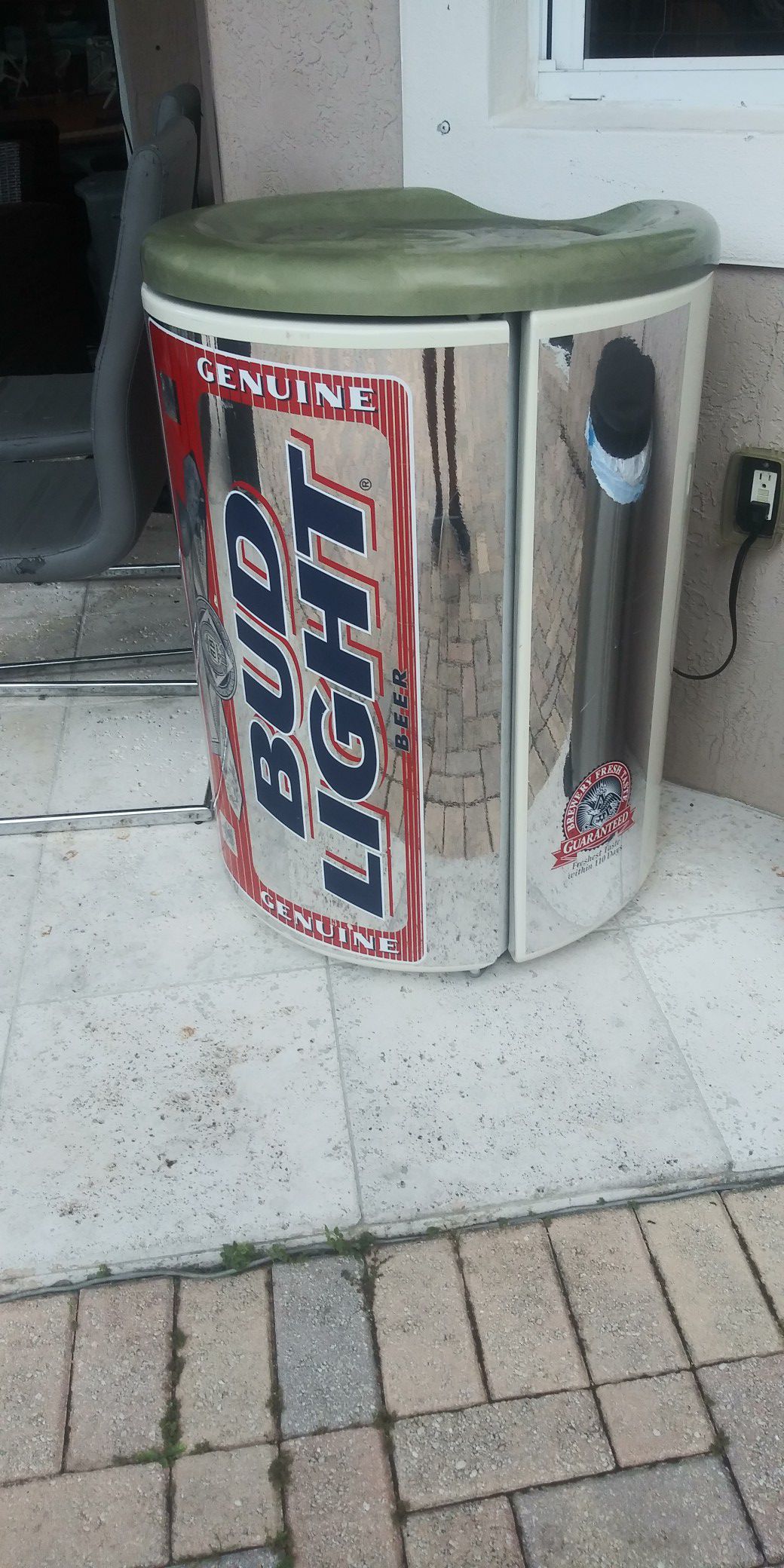 Budlight freezer great for outdoor