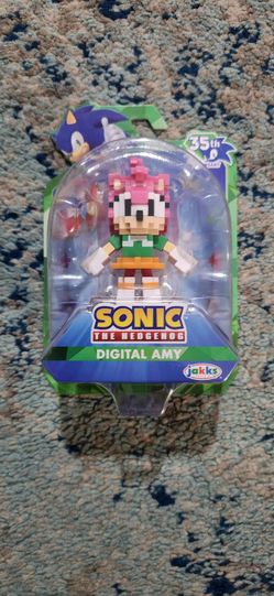 Jakks pacific sonic the hedgehog 2" digital Amy figure