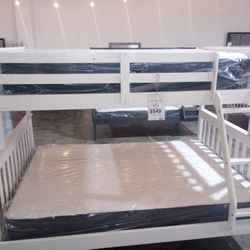 Nice Twin Over Full Bunk Bed With Ladder ( Ask For Jose)