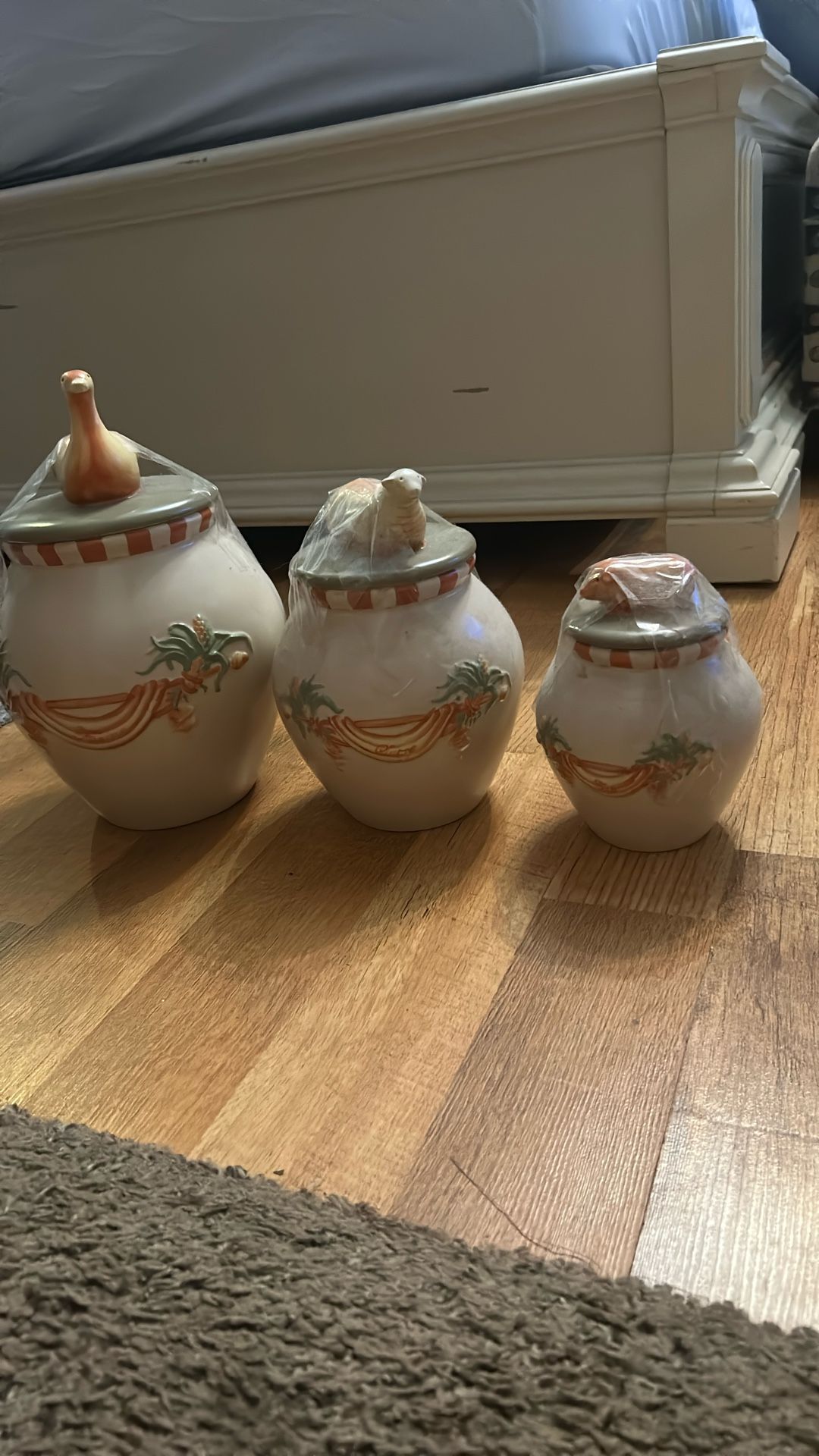 Nikko Country Market Canisters 3 Pc Set