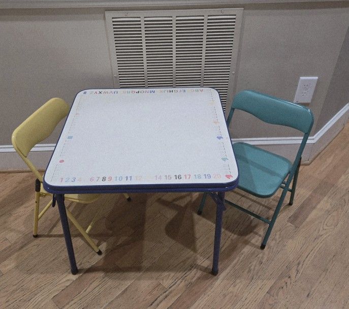Toddler Folding Table & Chairs