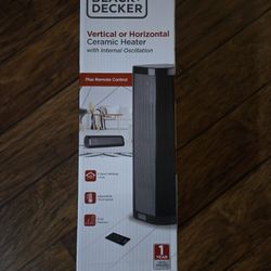 BLACK+DECKER Ceramic Space Heater - Brand New
