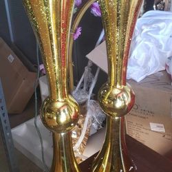 Gold Glass Vases