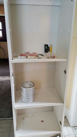 Shelves, optional cabinet if you can put the mirrored door back on.