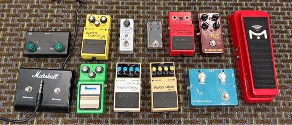 Guitar pedals