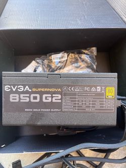 PCU EVGA 850w  +white cables