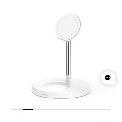 Belkin Boost Charge Pro 2-in-1 Wireless Charging Stand with MagSafe White