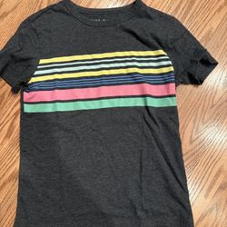 Boys Striped Shirt Size Medium (8)