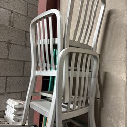 Metal chairs
