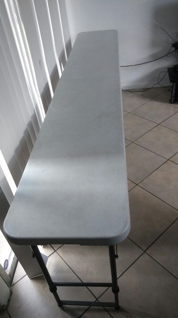 8ft long table adjustable sizes