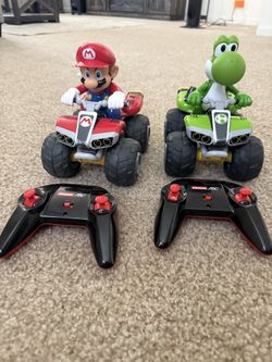 Carrera RC Mario Kart Quad Twin Pack - Mario and Yoshi