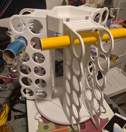 Rotating Vinyl Storage Tower