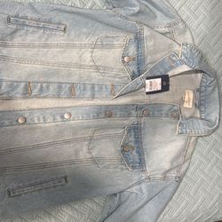 New Oversized Denim Jacket Xs 