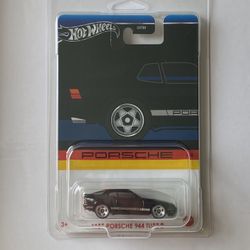 Hot Wheels 1989 Porsche 944 Turbo Black Porsche Series #3/6 New